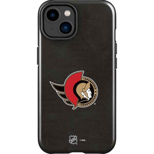 NHL Ottawa Senators Distressed iPhone 15 Impact Case
